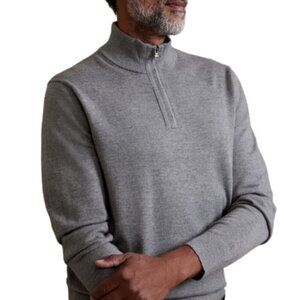 Banana Republic Mens Large Cashmere Half-Zip Sweater